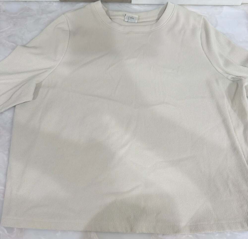 A New Day Ribbed Top Size L